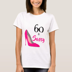 T-shirt 60 ans et fougueux 60e anniversaire