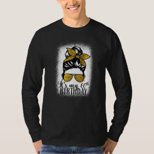 T-shirt 60 Ans Messy Bun Son 60e Anniversaire Mothe