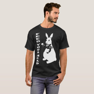 T-shirt 60_s Inspiré White Rabbit Alice In Wonderland Hip