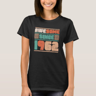 T-shirt 60e anniversaire 60 ans étonnant depuis 1962