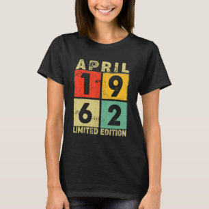 T-shirt 60e anniversaire 60 ans étonnant depuis avril 1966