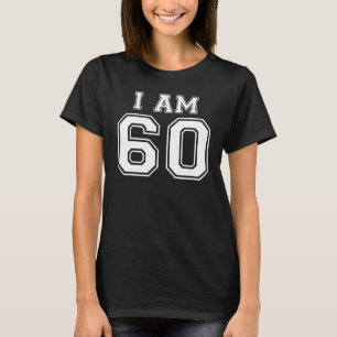 T-shirt 60e anniversaire à 60 ans Graphique Je suis 60