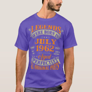 T-shirt 60e Anniversaire Cadeaux Légendes Né En Juillet 19