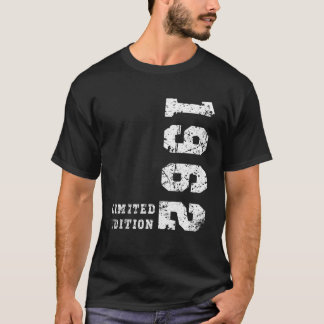 T-shirt 60E Anniversaire Femmes Hommes 60 Ans 1962 Tendanc