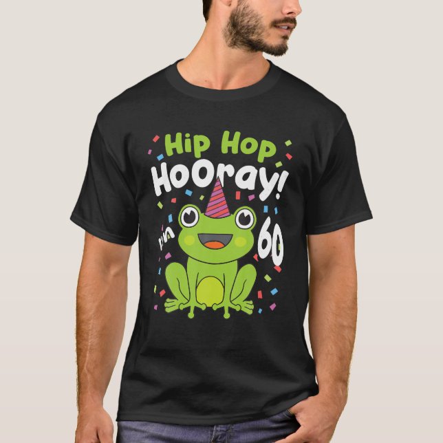 T-shirt 60e anniversaire garçon grenouille Lover 60 ans vi (Devant)