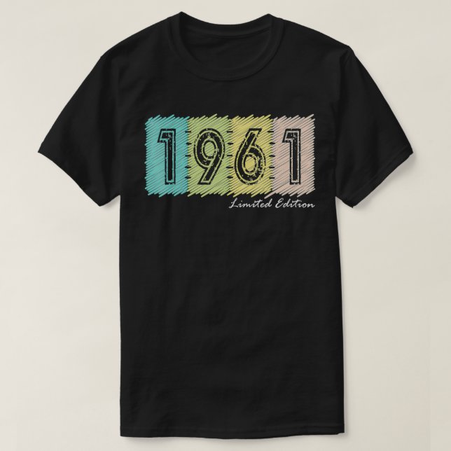 T-shirt 60e anniversaire homme femme 60 ans Anniversaire d (Design devant)