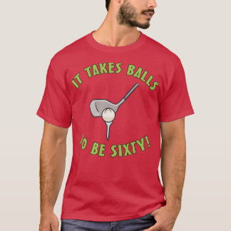 T-shirt 60e anniversaire Humour de golf
