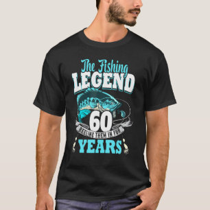 T-shirt 60e anniversaire pêche 60 ans vieux pêcheur 1963 3