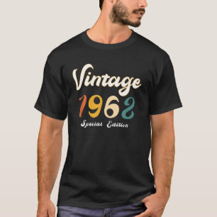 T-shirt 60E Fête Anniversaire Dons 60 Ans 1962 Son Lui Vin
