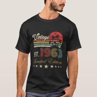 T-shirt 60E Né 1963 Édition 60