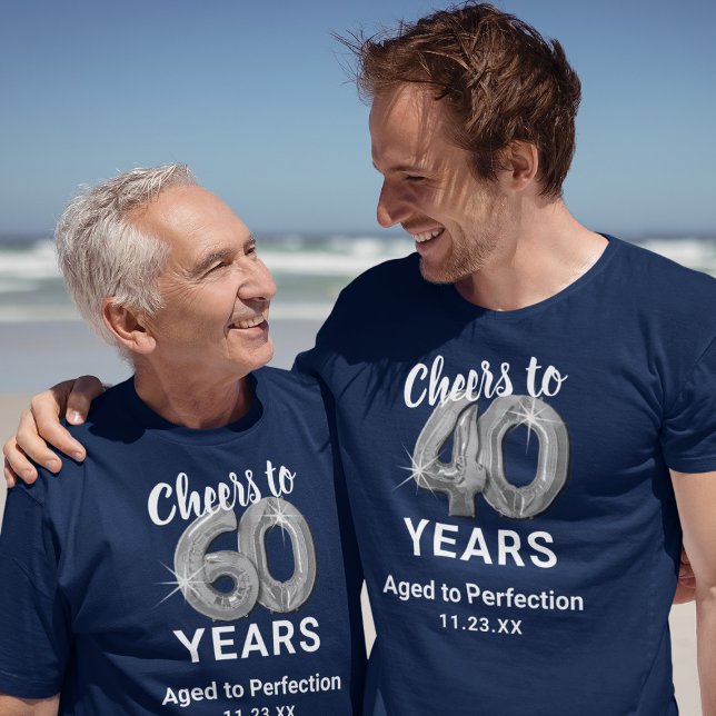 T-shirt 60th Birthday Age to Perfection (Créateur téléchargé)