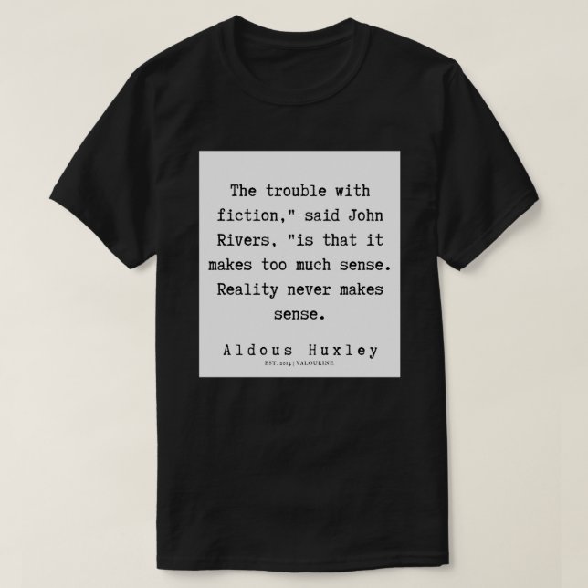 T-shirt 61 Devis Aldous Huxley 190714 (Design devant)