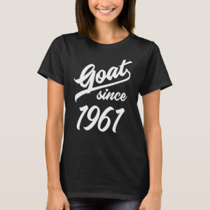 T-shirt 61e anniversaire 61 ans chèvre depuis 1961
