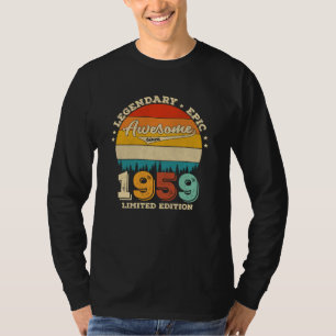 T-shirt 63 Ans Awesome depuis 1959 63e anniversaire Cadeau