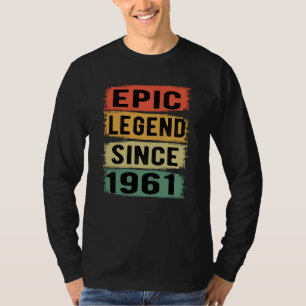 T-shirt 64 Ans Anniversaire 1961 Légende épique 64e annive