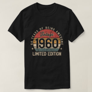 T-shirt 64 Ans D'Être Impressionnant 64e Anniversaire Rétr