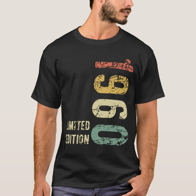 T-shirt 64th Birthday Gift 1960 Limited Edition 64 Years (Devant)