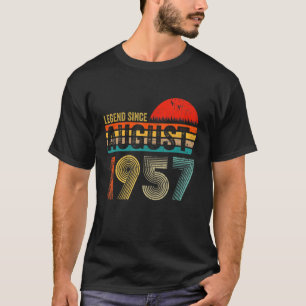 T-shirt 65 ans de légende depuis août 1957 65e anniversair