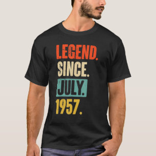 T-shirt 65 ans de légende depuis juillet 1957 65e annivers