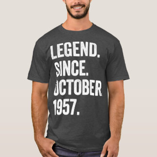 T-shirt 65 ans de légende depuis octobre 1957 65e annivers