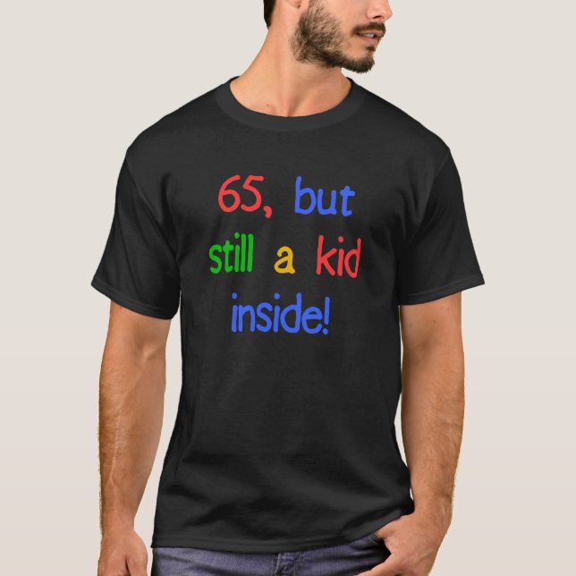 T-shirt 65e anniversaire cadeaux de sac (Devant)