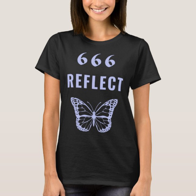 T-shirt 666 Angel Number Reflect (Devant)