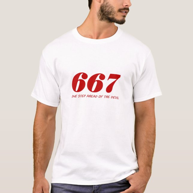 T-shirt  667 - Un step Ahead Of The Devil (Devant)