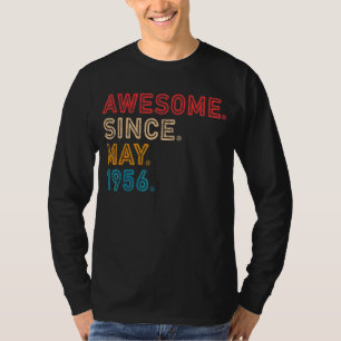 T-shirt 66e anniversaire stupéfiant depuis mai 1956 66 ans
