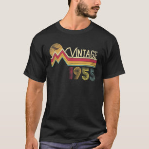 T-shirt 66e Chemise d'anniversaire 1955 66 Ans Rév Vintage