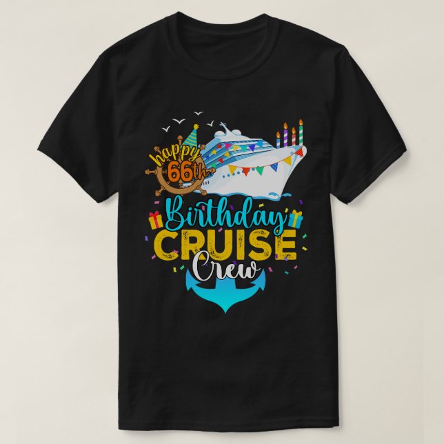 T-shirt 66e équipage de croisière (Design devant)