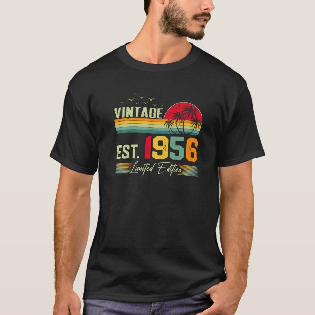T-shirt 66E Fête D'Anniversaire 66 Ans Être Impressionnant (Devant)