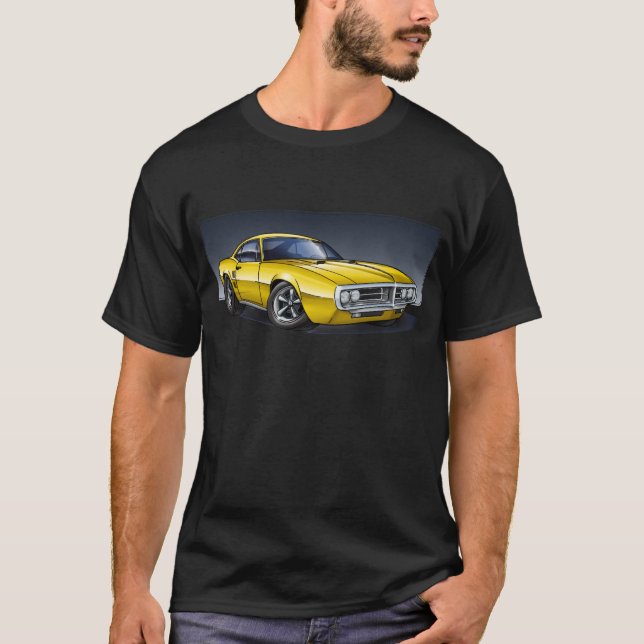 T-shirt 67_68_Firebird_Jaune (Devant)