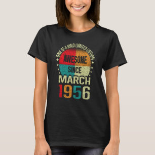 T-shirt 67 Année stupéfiante depuis mars 1956 67ème Birt V