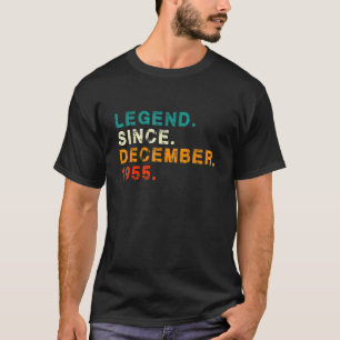 T-shirt 67 Ans 67e Anniversaire Légende depuis décembre