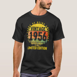 T-shirt 67 Ans Être stupéfiant Vintage 1956 Anniversaire 1