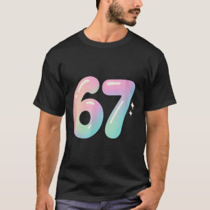 T-shirt 67 Aura Energy Alpha Argot Mème Internet 