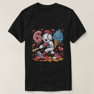 T-shirt 67 Baseball Meme Sweet Drip Art Donut and Ice Crea