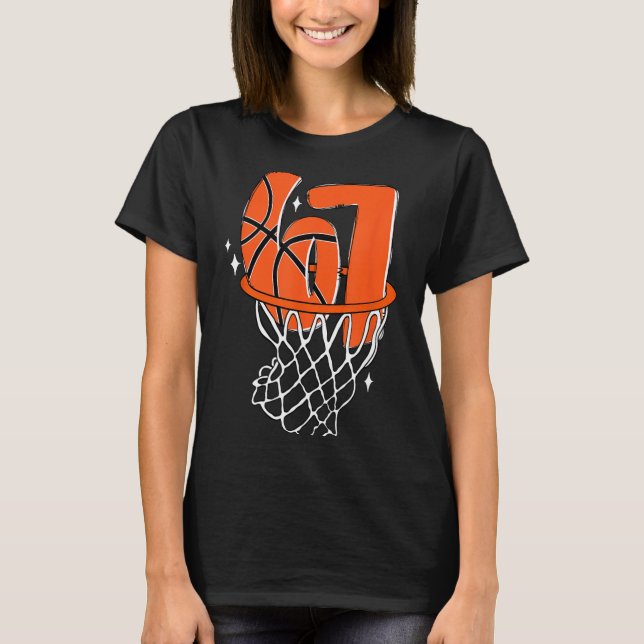 T-shirt 67 Basketball Six Seven 6 7 Meme Funny 67 Basketba (Devant)