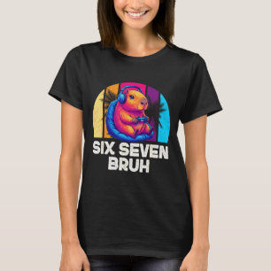 T-shirt 67 Cabia Fun Six Seven Bruh Cabia Vidéo Drôle