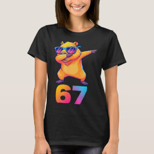 T-shirt 67 Capybara Six Seven Mème Animal Cool Capybara Da