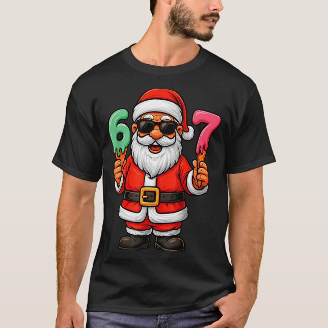 T-shirt 67 Christmas Funny Six Seven Ice Cream Meme 67 Chr (Devant)