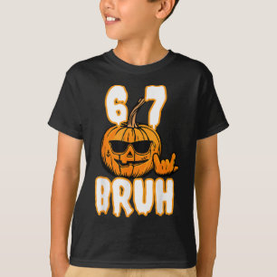 T-shirt 67 Déguisement de cerveau pour enfants 6-7 Six S p