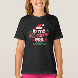 T-shirt 67 Girls Womens in My Six Seven Era Meme Christmas