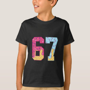 T-shirt 67 Glace Dégoulinante Mème Six Sept Argot Gen Alph