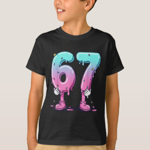 T-shirt 67 Glace qui goutte (devant) Six Sept Mème pour la