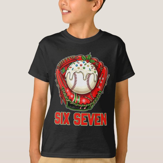T-shirt 67 Ice Cream Drip Funny Six Seven Gen Alpha Christ (Devant)