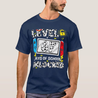T-shirt 67 jours d'école Niveau débloqué Gaming 67 jours d