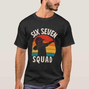 T-shirt 67 Meme 6 7 Nombres Dabbing Six Sept Équipe Drôle