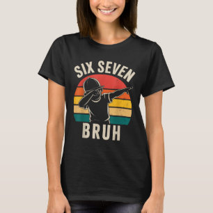 T-shirt 67 Meme 6 7 Nombres Dabbing Six Sept Mec 