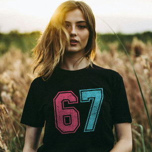 T-shirt 67 Mème amusant Six Sept Gen Alpha